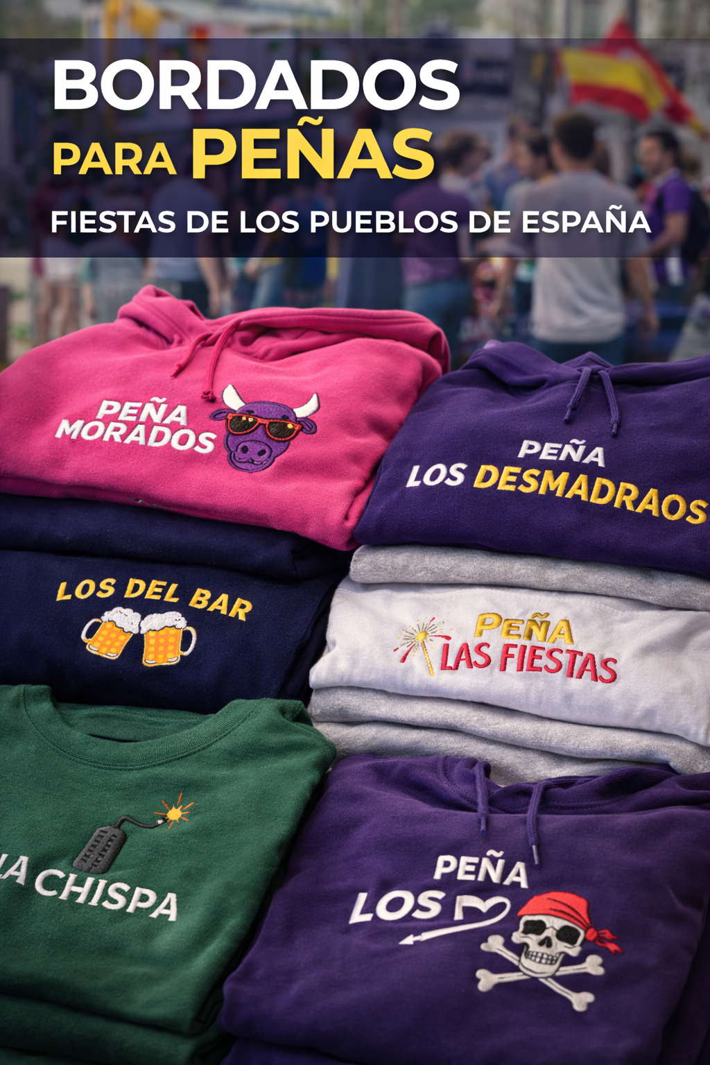 Bordados para Peñas y Fiestas de Pueblo